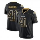 Mens Saints NIKE #41 Alvin Kamara Lights Out Jersey Black LT