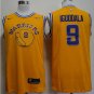 Men's Golden State Warriors 9 Andre Iguodala Jersey Yellow NEW