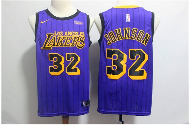 lakers purple jersey black stripe