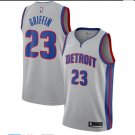 Men's Blake Griffin Detroit Pistons Nike Swingman Jersey Gray - Icon Edition