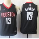 Mens Rockets #13 James Harden Black Basketball Jersey