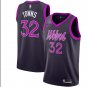 2018 Men's Timberwolves #32 Karl-Anthony Towns Jersey Purple