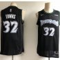 Men's Timberwolves #32 Karl-Anthony Towns Jersey Navy Blue Throwback