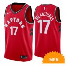 Men's Toronto Raptors Jonas Valanciunas Icon Edition Jersey - Red