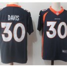 Men's Denver Broncos 30# Terrell Davis Jersey Navy Blue