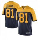 Geronimo Allison Green Bay Packers Green Yellow And White Jersey