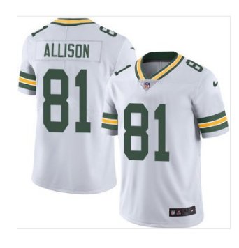 Geronimo Allison Green Bay Packers Green Yellow And White Jersey
