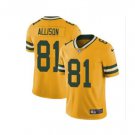 Geronimo Allison Green Bay Packers Green Yellow And White Jersey