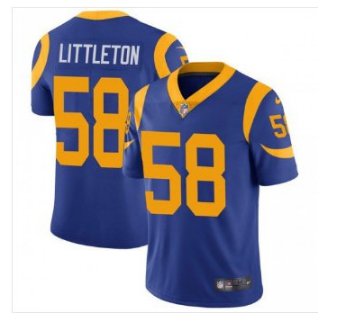 Cory Littleton Los Angeles LA Rams Stiched Royal Blue Jersey