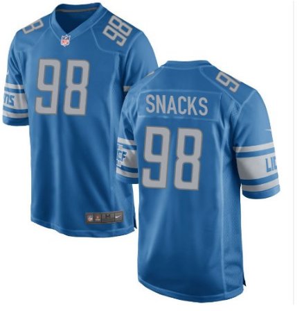 Damon SNACKS Harrison Detroit Lions Blue Jersey