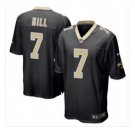 Taysom Hill New Orleans Saints Stiched Black Alternate And White Jersey