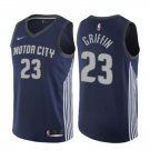 Mens Blake Griffin Detroit Pistons #23 White Swingman Jersey