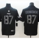 Mens Patriots 87 Rob Gronkowski Black Vapor Impact Limited Jersey
