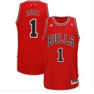 Mens Chicago Bulls Derrick Rose Red Jersey