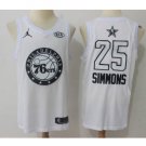 Mens ALL STAR GAME Philadelphia 76ers #25 Ben Simmons White Jersey