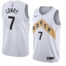 Mens Toronto Raptors #7 Kyle Lowry white Basketball Jersey New City Edition