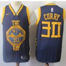 Mens Golden State Warriors 30 Stephen Curry Basketball Jersey Blue