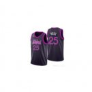 Men's Timberwolves 25 Derrick Rose Basketball Jersey Purple New