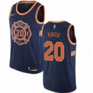 Men's New York Knicks Kevin Knox Swingman City Edition Jersey Navy Blue