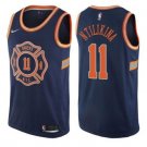 Men's New York Knicks Frank Ntilikina Swingman City Edition Jersey Blue