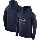 Men's Los Angeles Chargers Sideline Property Of Wordmark Logo Performance Pullover Hoodie – Navy