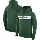 Men's New York Jets Sideline Team Performance Pullover Hoodie – Green