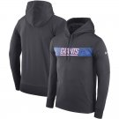 Men's New York Giants Sideline Team Performance Pullover Hoodie – Charcoal Free Shipping