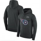 Men's Tennessee Titans Crucial Catch Performance Pullover Hoodie Anthracite
