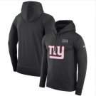 Men's New York Giants Crucial Catch Performance Pullover Hoodie Anthracite