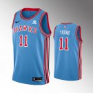 18-19 Atlanta Hawks #11 Men's Trae Young Swingman Blue Nike - 50th Anniversary Edition Jersey