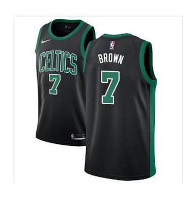 Men's Jaylen Brown #7 Basketball Jersey Shirt Black