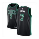 Men's Jaylen Brown #7 City Edition Basketball Jersey Shirt Black