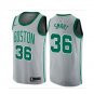 Men's Marcus Smart #36 City Edition Basketball Jersey Shirt Gray