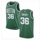 Men's Marcus Smart #36 City Edition Basketball Jersey Shirt Green