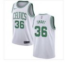 Men's Marcus Smart #36 City Edition Basketball Jersey Shirt White