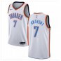 Men's Thunder Mens Carmelo Anthony #7 Basketball Jersey Shirt White