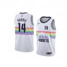 Men's Denver Nuggets White 2018-19 #14 Gary Harris New Season City jersey