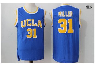 UCLA Bruins #31 The Key Mr. Reggie Miller Blue College Basketball Jersey