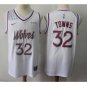 Men's Timberwolves #32 Karl-Anthony Towns Basketball Jersey White Earned Edition