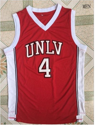 Larry Johnson #4 UNLV Red College Basketball Jersey