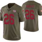 Mens Saquon Barkely salute to service jersey Olive green