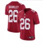 Men's #26 Saquon Barkley color rush limited jersey red.png