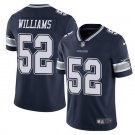 Dallas Cowboys #52 Connor Williams Navy Blue Men's Stitched Limited Jersey