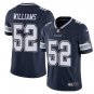Dallas Cowboys #52 Connor Williams Navy Blue Men's Stitched Limited Jersey