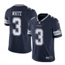 Dallas Cowboys #3 Mike White Navy Blue Men's Stitched Limited Jersey