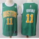 Men's Boston Celtics #11 Kyrie Irving Basketball Jersey Green 2019 New