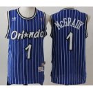 Men's Orlando Magic #1 Tracy McGrday Basketball Jersey Blue Stripe