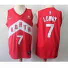 Men's Toronto Raptors #7 Kyle Lowry Basketball Jersey Red Earned Edition