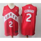 Men's Toronto Raptors #2 Kawhi Leonard Jersey Red Earned Edition 2019
