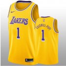2018-19 Los Angeles Lakers #1 Kentavious Caldwell-Pope Swingman Gold Men's Jersey - Icon Edition